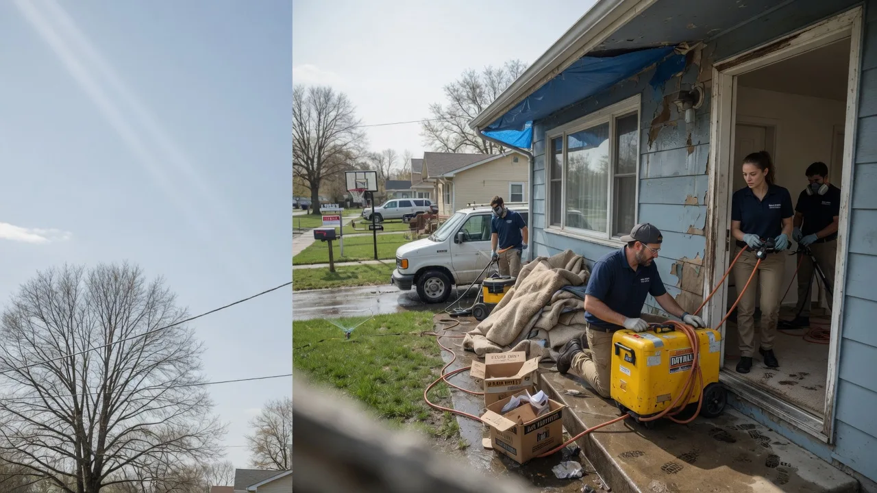 Basement Flood Cleanup in Osawatomie, KS near me